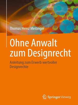 cover image of Ohne Anwalt zum Designrecht